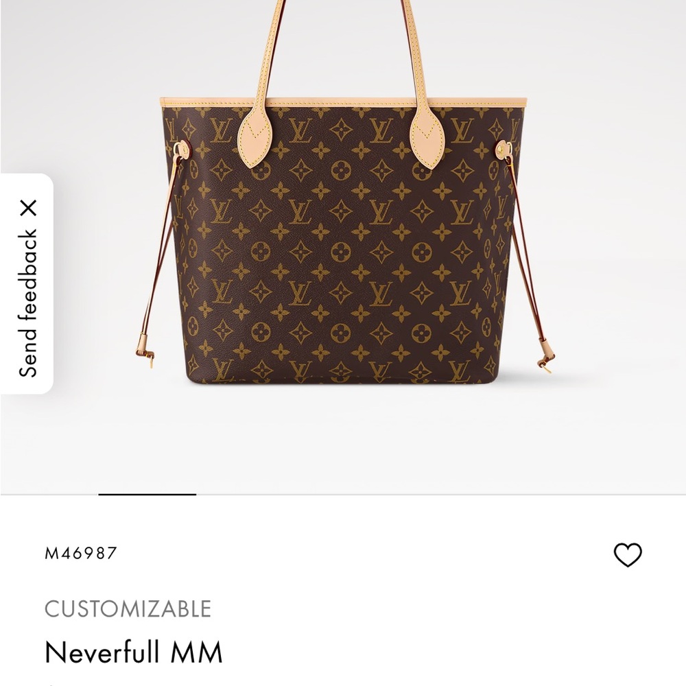 Louis Vuitton Neverfull MM Brown Monogram Tote 👜